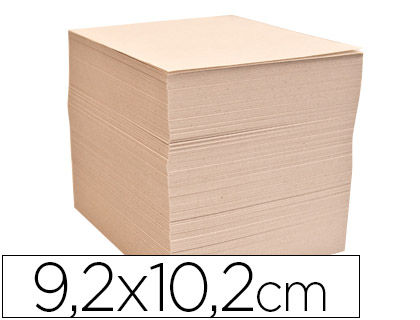 TACO PAPEL LIDERPAPEL SIN ENCOLAR 92X102 MM CREMA 80 GR