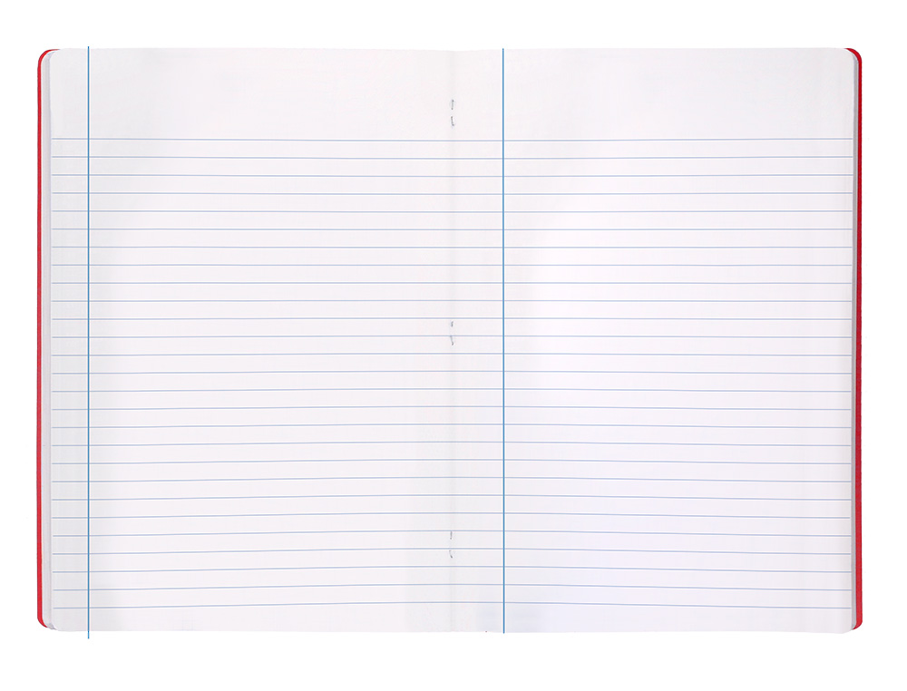 LIBRETA LIDERPAPEL 360 TAPA DE PLASTICO A4 48 HOJAS 90GR HORIZONTAL CON MARGEN COLORES SURTIDOS