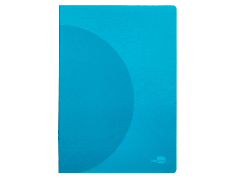 LIBRETA LIDERPAPEL 360 TAPA DE PLASTICO A4 48 HOJAS 90GR PAUTA 5 2,5MM CON MARGEN COLORES SURTIDOS