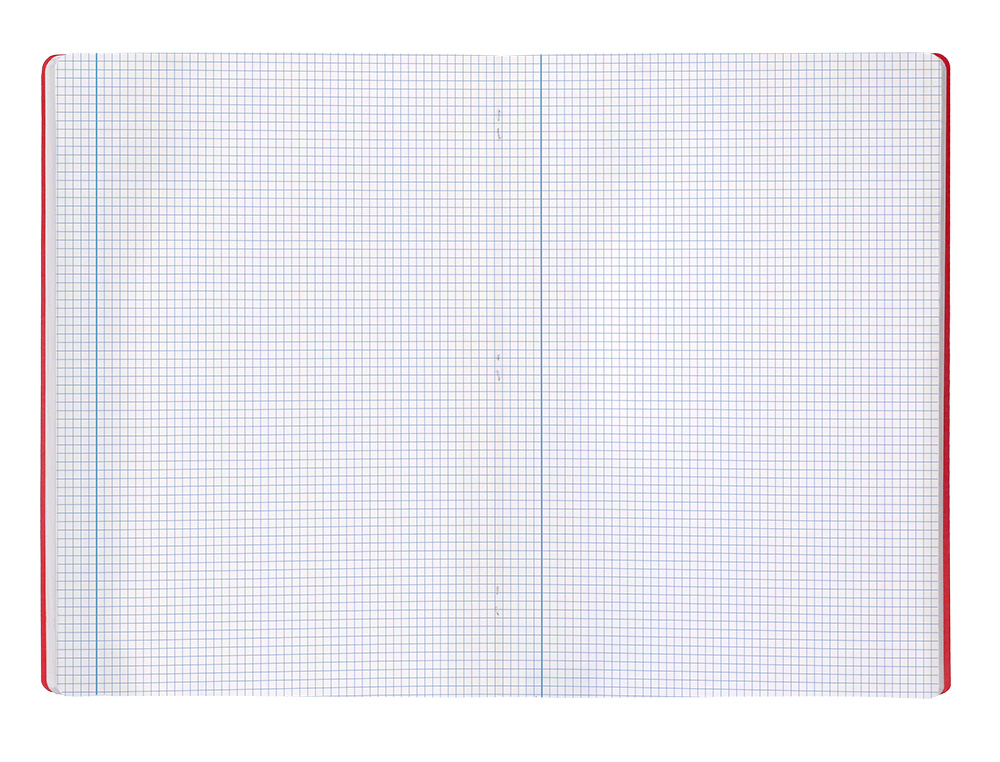 LIBRETA LIDERPAPEL 360 TAPA DE PLASTICO A5 48 HOJAS 90GR CUADRO 3MM CON MARGEN COLORES SURTIDOS