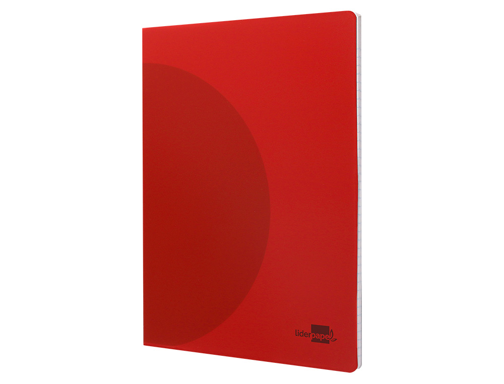 LIBRETA LIDERPAPEL 360 TAPA DE PLASTICO A5 48 HOJAS 90GR CUADRO 3MM CON MARGEN COLORES SURTIDOS