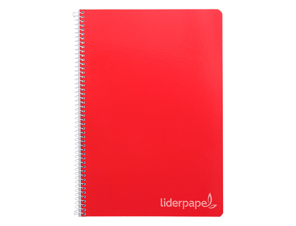 CUADERNO ESPIRAL LIDERPAPEL FOLIO WITTY TAPA DURA 80H 75GR RAYADO HORIZONTAL 8MM CON MARGEN COLORES SURTIDOS