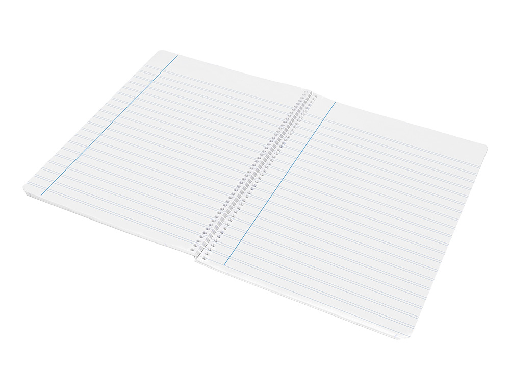 CUADERNO ESPIRAL LIDERPAPEL FOLIO WITTY TAPA DURA 80H 75GR PAUTA 2,5MM CON MARGEN COLORES SURTIDOS
