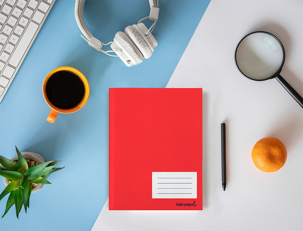LIBRETA LIDERPAPEL SMART A5 80 HOJAS 60 GR CUADRO 5MM CON MARGEN COLORES SURTIDOS TAPA BLANDA