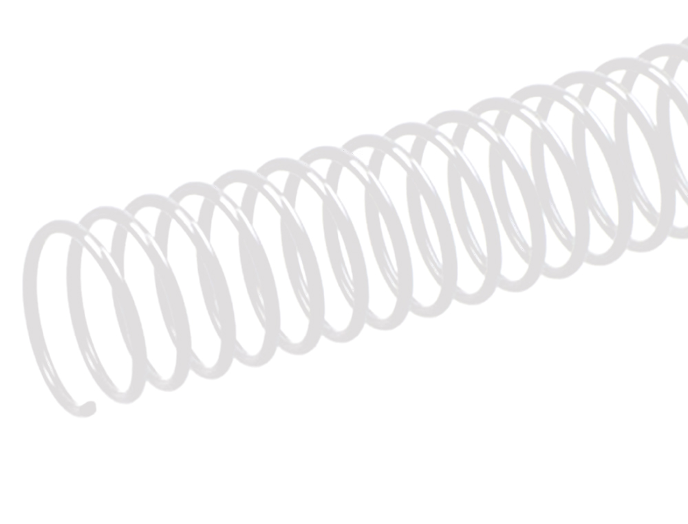 ESPIRAL METALICO Q-CONNECT BLANCO 64 5:1 10 MM 1MM CAJA DE 200 UNIDADES