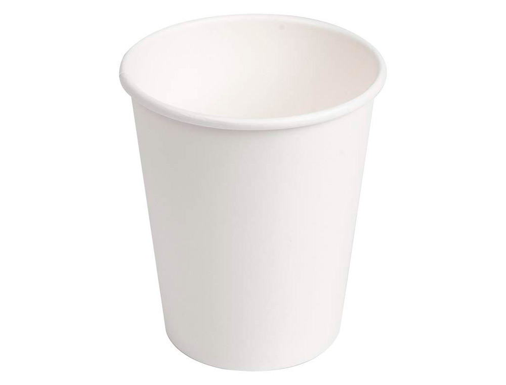 VASO DE CARTON BIODEGRADABLE BLANCO 270 ML PAQUETE DE 50 UNIDADES