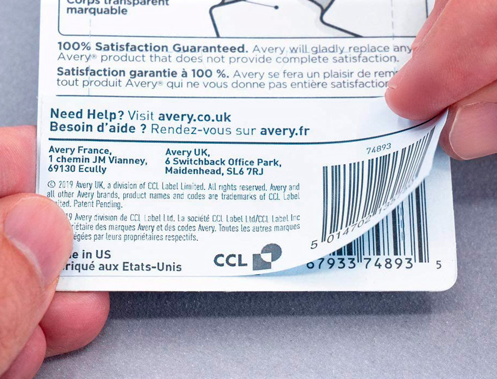 ETIQUETA ADHESIVA AVERY PERMANENTE PARA IMPRESORA LASER BLANCA 99,1X57 MM CAJA DE 250 UNIDADES