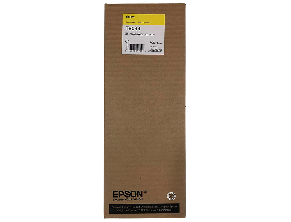 INK-JET EPSON GF SURECOLOR SERIE SC-P AMARILLO ULTRACHROME HDX/HD 700ML