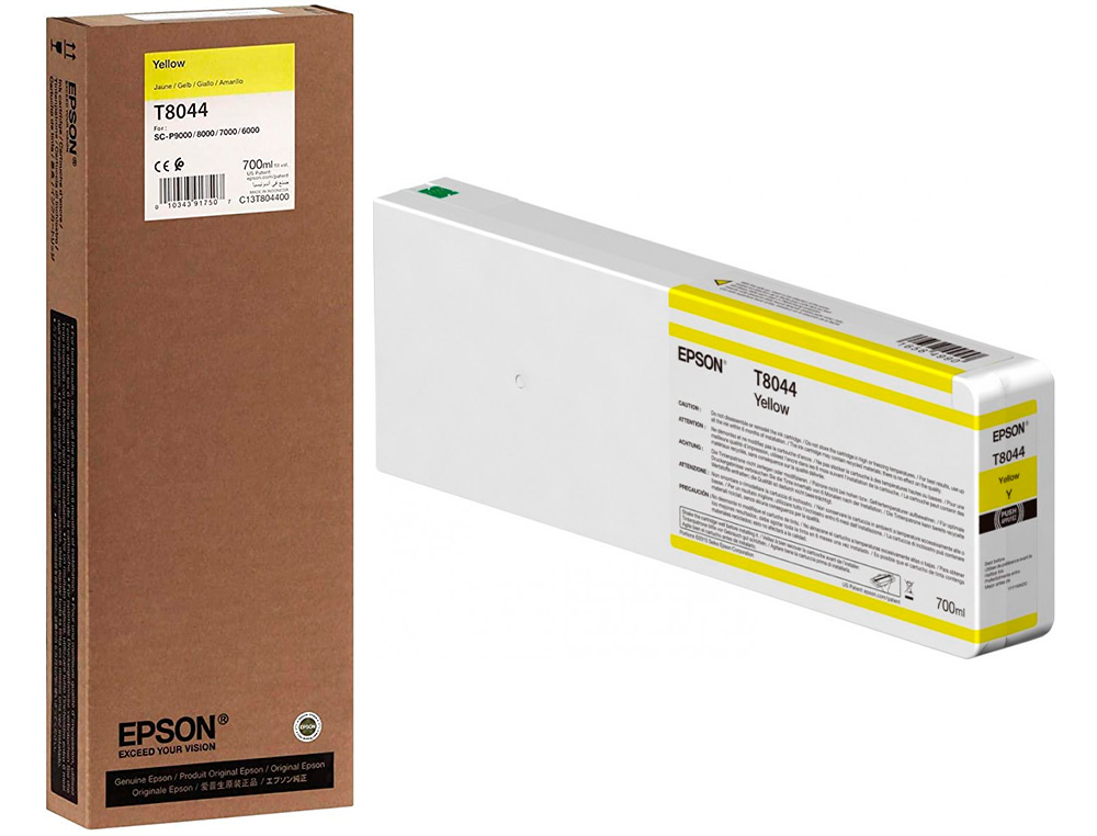 INK-JET EPSON GF SURECOLOR SERIE SC-P AMARILLO ULTRACHROME HDX/HD 700ML