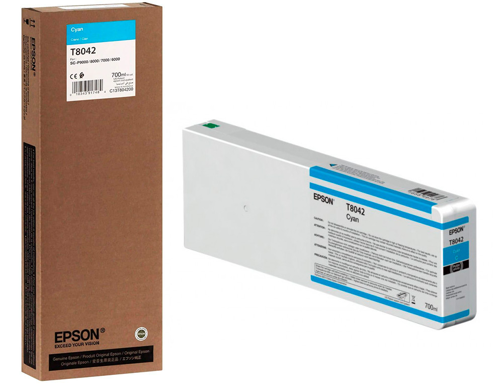 INK-JET EPSON GF SURECOLOR SERIE SC-P CIAN ULTRACHROME HDX/HD 700ML