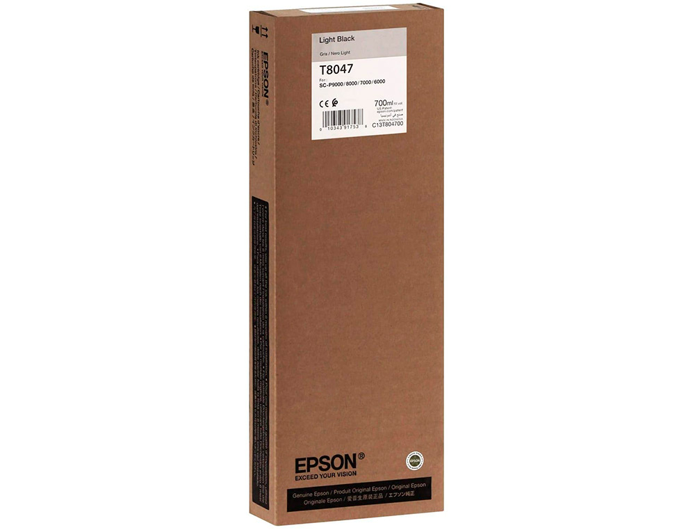INK-JET EPSON GF SURECOLOR SERIE SC-P GRIS ULTRACHROME HDX/HD 700ML