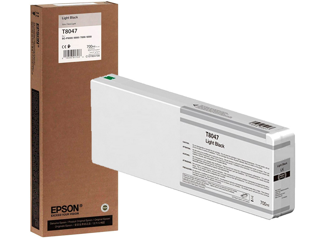 INK-JET EPSON GF SURECOLOR SERIE SC-P GRIS ULTRACHROME HDX/HD 700ML