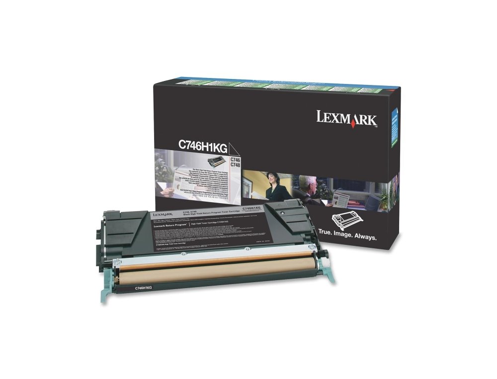 TONER LEXMARK LASER C746H1KG C746 / C748 NEGRO 12000 PAGINAS