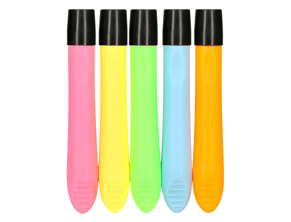 PORTATIZAS PLASTICO LIDERPAPEL MAGNETICO COLORES SURTIDOS CAJA DE 5 UNIDADES