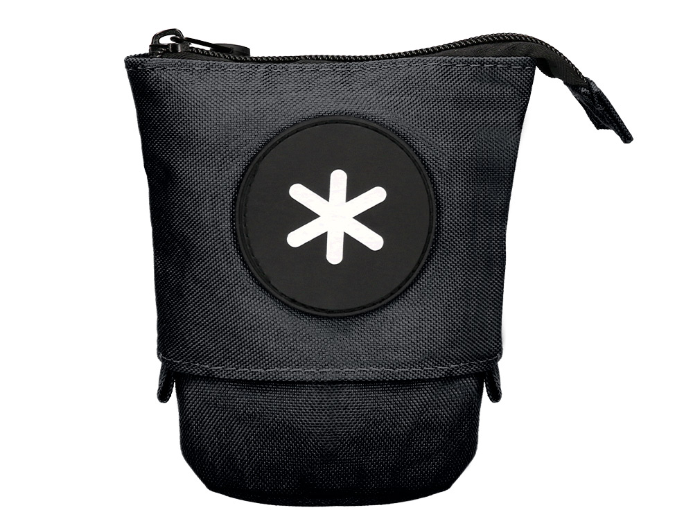 ESTUCHE PORTATODO ANTARTIK CUBILETE COLOR NEGRO 190X60X80 MM