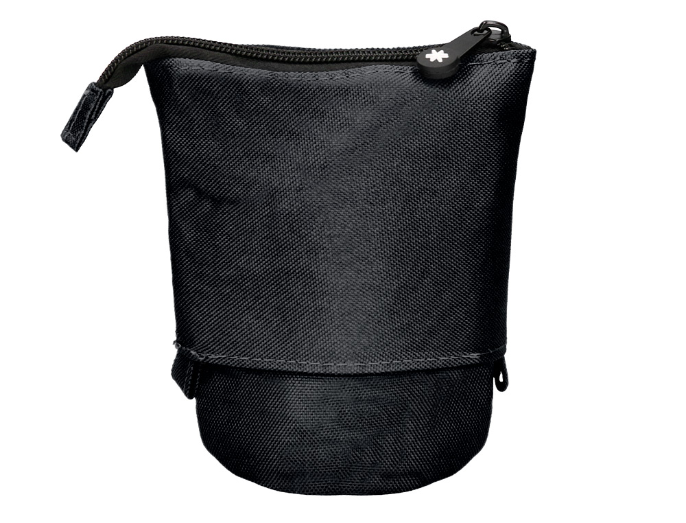 ESTUCHE PORTATODO ANTARTIK CUBILETE COLOR NEGRO 190X60X80 MM