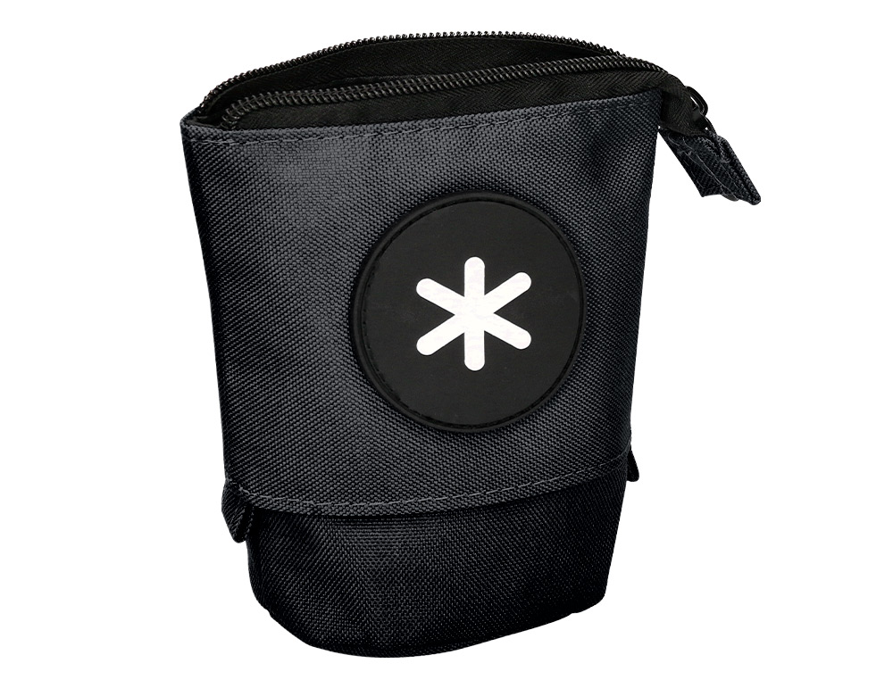 ESTUCHE PORTATODO ANTARTIK CUBILETE COLOR NEGRO 190X60X80 MM