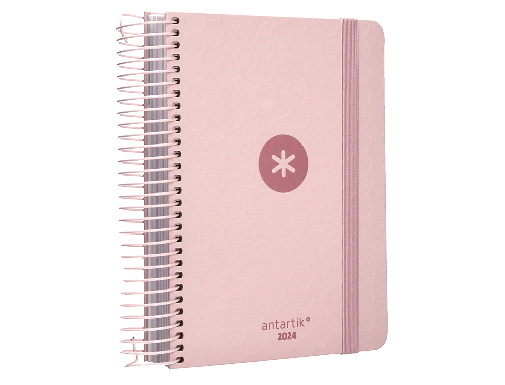 AGENDA DE OFICINA ANTARTIK A5+ 2024 DIA PAGINA 80 GR CON SOBRE Y 3 HOJAS DE PEGATINAS 165X215 MM