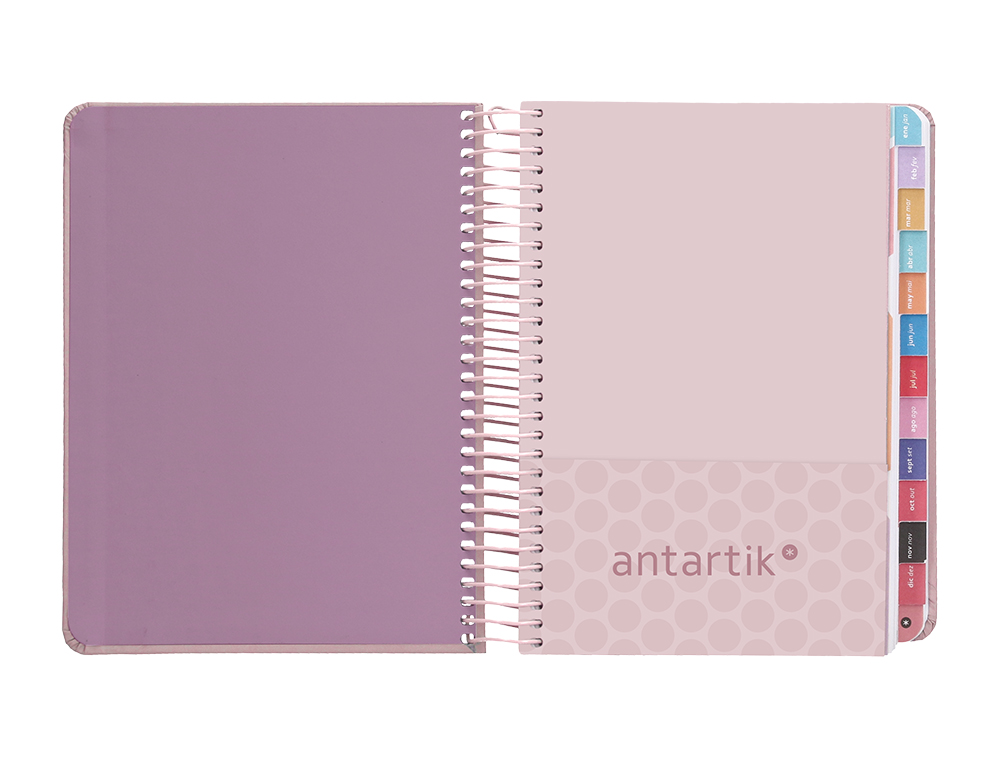 AGENDA DE OFICINA ANTARTIK A5+ 2024 DIA PAGINA 80 GR CON SOBRE Y 3 HOJAS DE PEGATINAS 165X215 MM