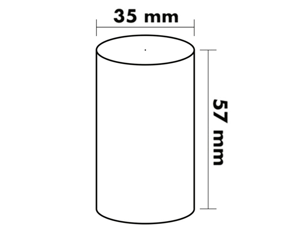 ROLLO SUMADORA TERMICO Q-CONNECT 57 MM ANCHO X 35 MM DIAMETRO PARA TPV SIN BISFENOL A PAPEL DE 70 G/M2