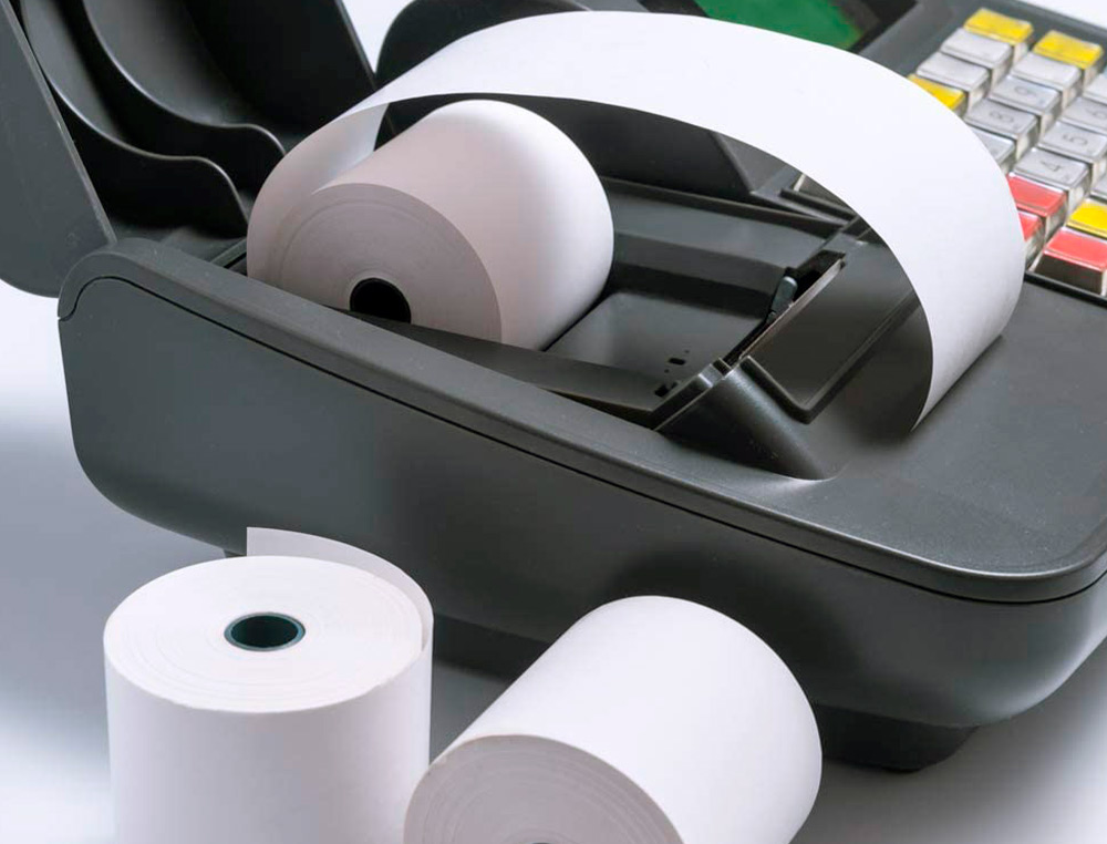 ROLLO SUMADORA TERMICO Q-CONNECT 80 MM ANCHO X 60 MM DIAMETRO SIN BISFENOL A PAPEL DE 70 G/M2