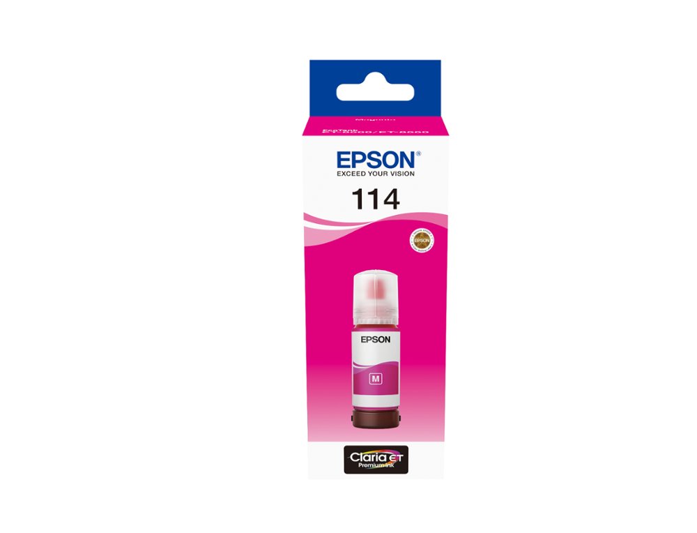 TINTA EPSON T114 ECO TANK ET-8500 / 8550 MAGENTA BOTELLA 70 ML
