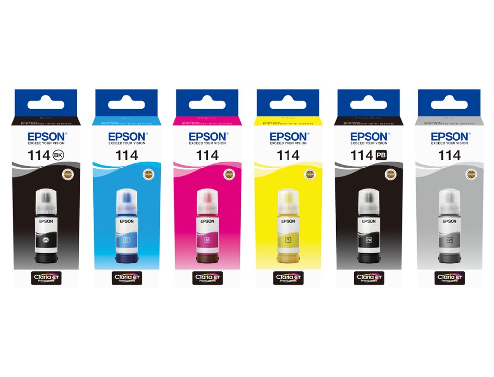 TINTA EPSON T114 ECO TANK ET-8500 / 8550 MAGENTA BOTELLA 70 ML