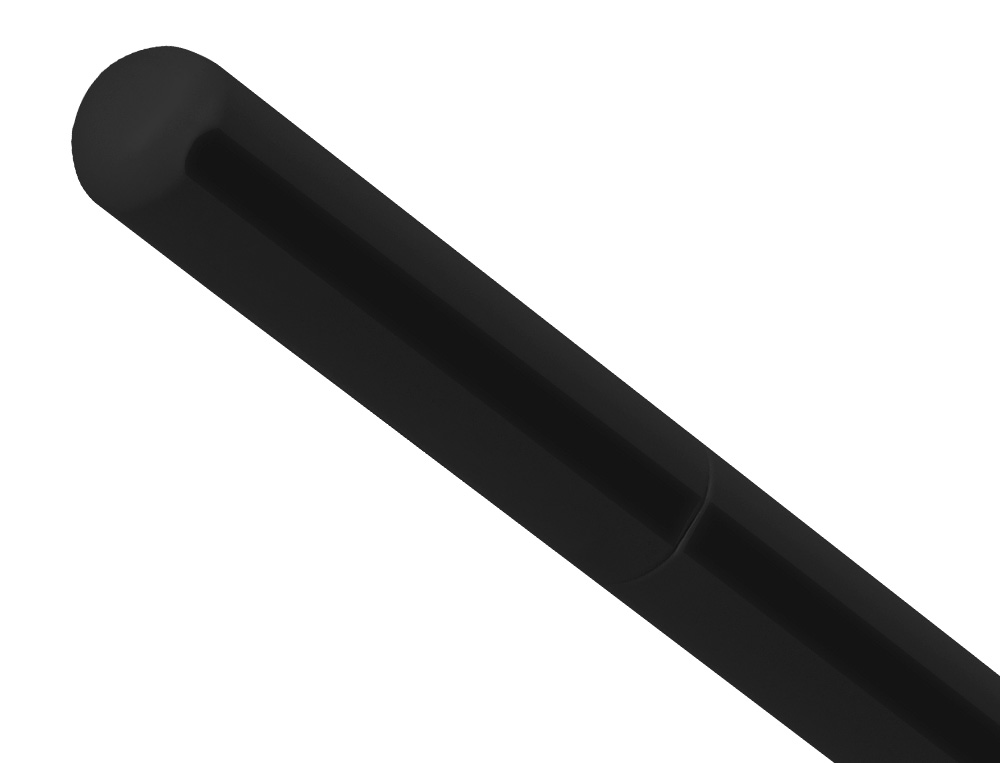 PLUMA Y FUNDA DE SIMILPIEL BELIUS SPACE B COLOR MINIMALISTA NEGRO TINTA AZUL CAJA DE DISEO