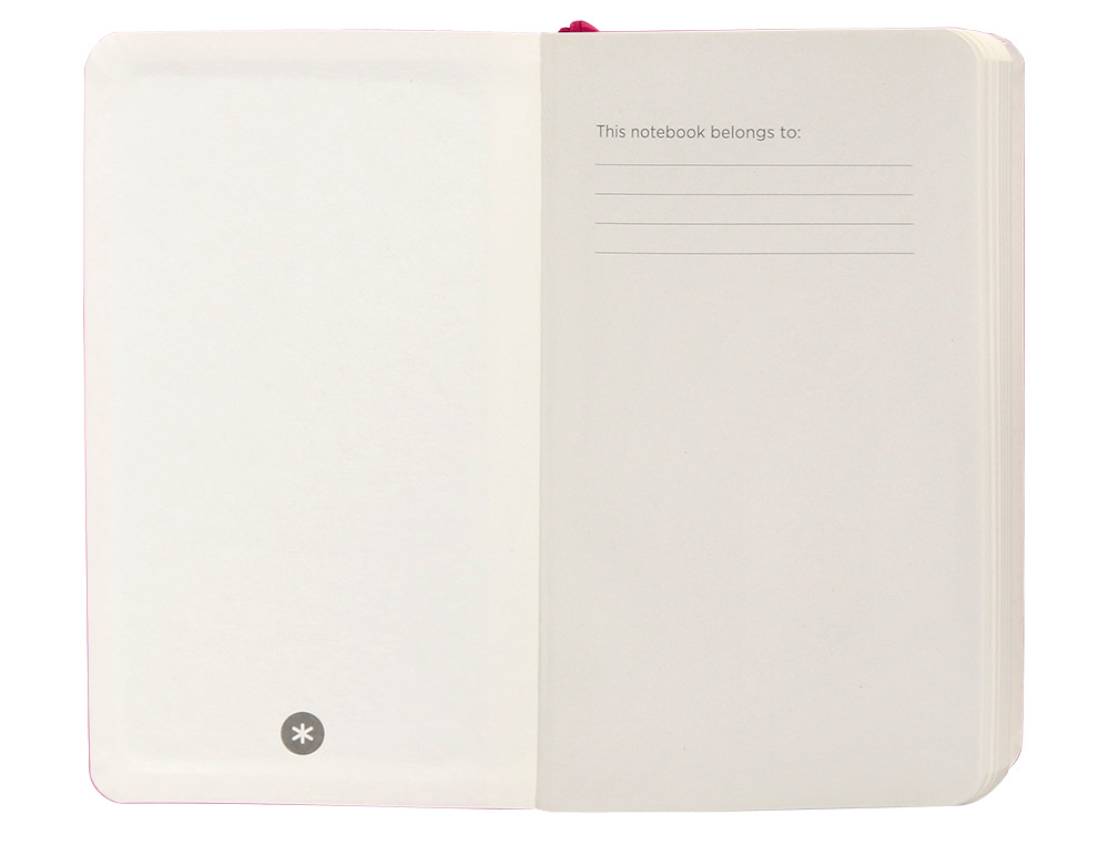 CUADERNO CON GOMILLA ANTARTIK NOTES TAPA BLANDA A6 CUADRICULA BURDEOS 100 HOJAS 80 GR FSC