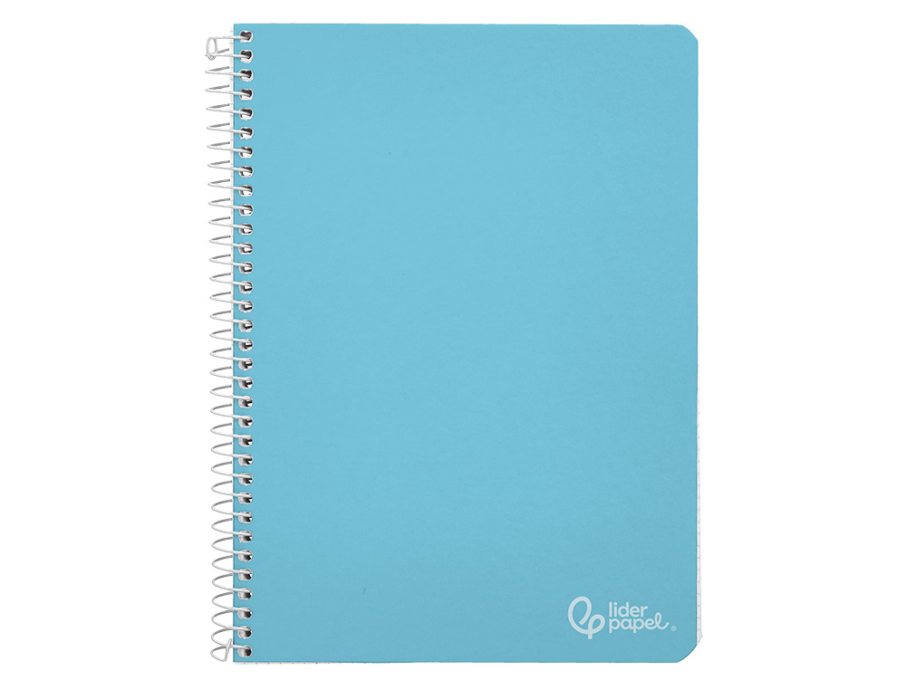 CUADERNO ESPIRAL LIDERPAPEL A4 WITTY TAPA DURA 80H 90GR MILIMETRADO 2MM COLORES SURTIDOS