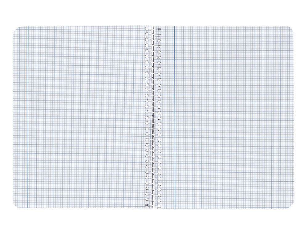 CUADERNO ESPIRAL LIDERPAPEL A4 WITTY TAPA DURA 80H 90GR MILIMETRADO 2MM COLORES SURTIDOS