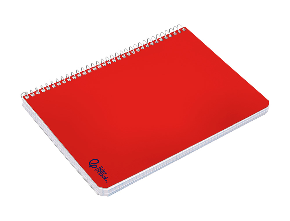 CUADERNO ESPIRAL LIDERPAPEL A5 WITTY TAPA DURA 80H 90GR MILIMETRADO 2MM COLORES SURTIDOS