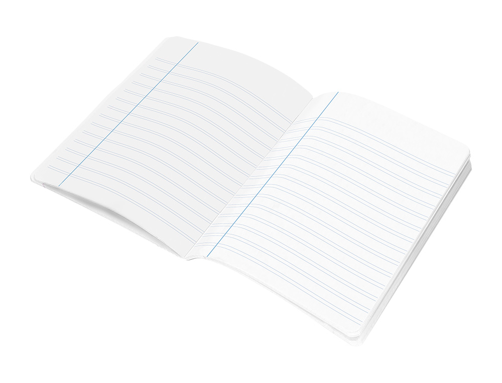 LIBRETA LIDERPAPEL SMART A5 PLUS 32 HOJAS 75GR PAUTA 5 2.5MM CON MARGEN