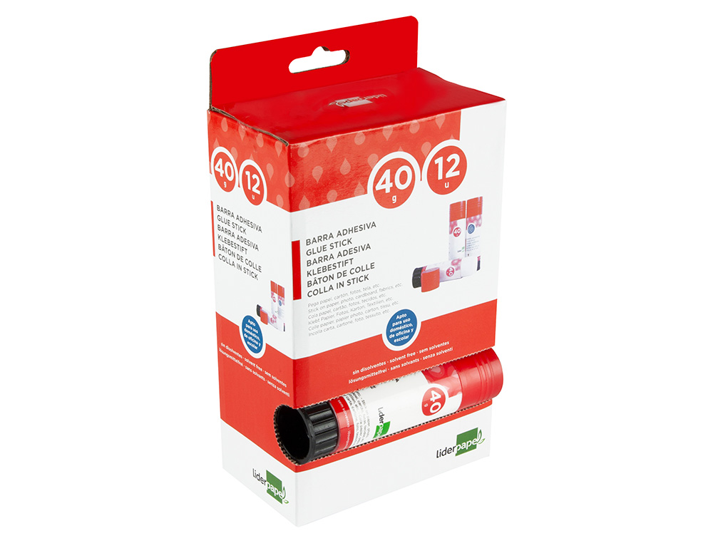 PEGAMENTO LIDERPAPEL EN BARRA 40 GR UNIDAD