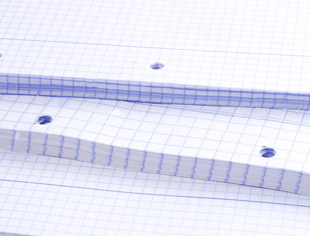 RECAMBIO LIDERPAPEL A4 100 HOJAS 75GR CUADRO 4MM CON MARGEN 4 TALADROS