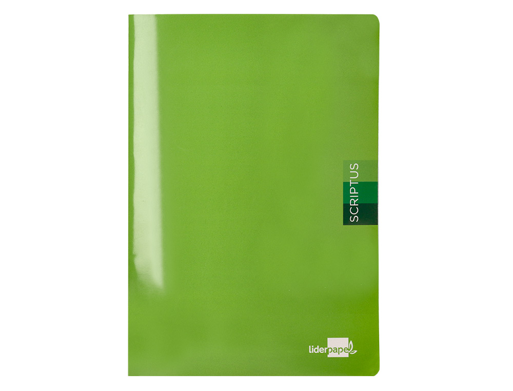LIBRETA LIDERPAPEL SCRIPTUS A4 48 HOJAS 90GR CUADRO 6MM CO N MARGEN