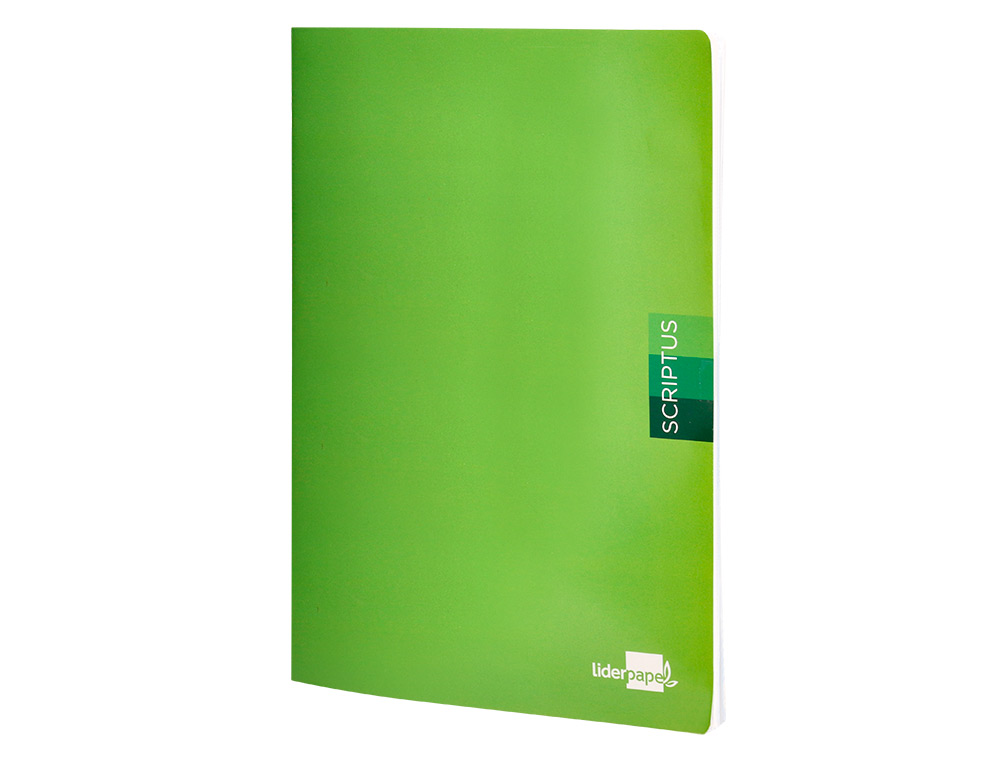 LIBRETA LIDERPAPEL SCRIPTUS A4 48 HOJAS 90GR CUADRO 6MM CO N MARGEN