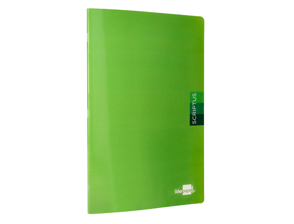 LIBRETA LIDERPAPEL SCRIPTUS A4 48 HOJAS 90GR CUADRO 6MM CO N MARGEN