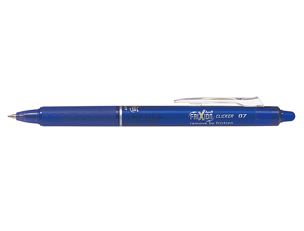 BOLIGRAFO PILOT FRIXION CLICKER BORRABLE 0,7 MM COLOR AZUL