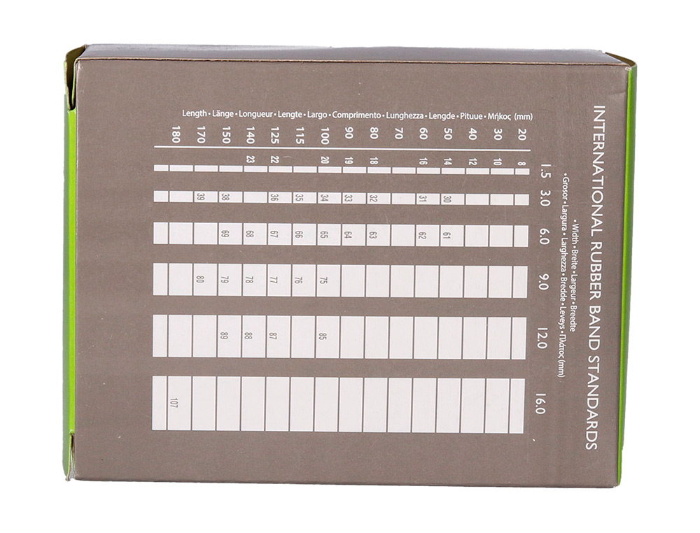 GOMILLAS ELASTICAS Q-CONNECT 100 GR NUMERO 3 30 X 2 MM