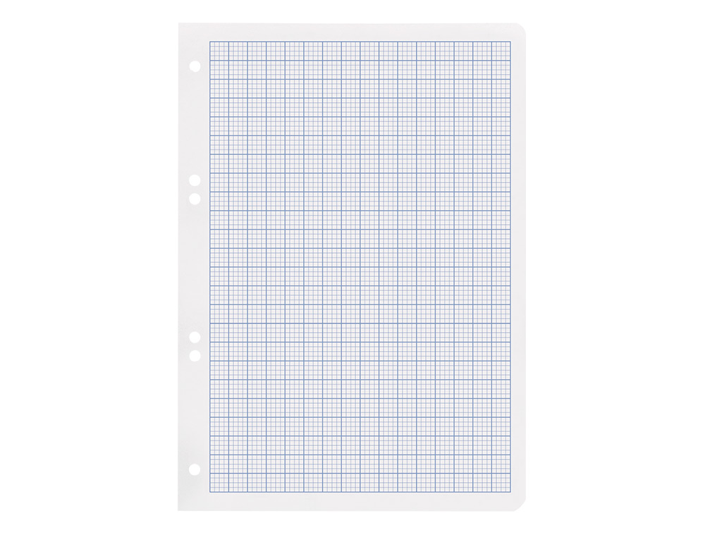 RECAMBIO LIDERPAPEL CUARTO 100 HOJAS 60G/M2 RAYADO Nº 46 6 TALADROS