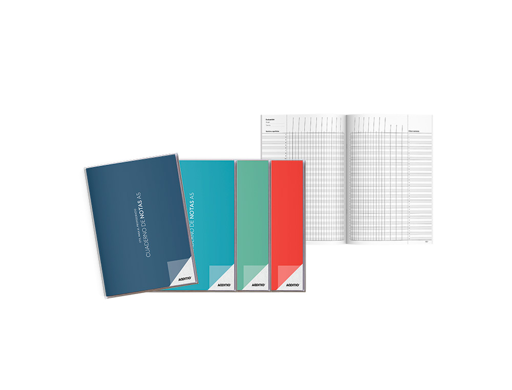 CUADERNO DE NOTAS ADITIO A5 HORARIO PLANIFICACION MENSUAL PLAN DE CURSO Y EVALUCION CONTINUA