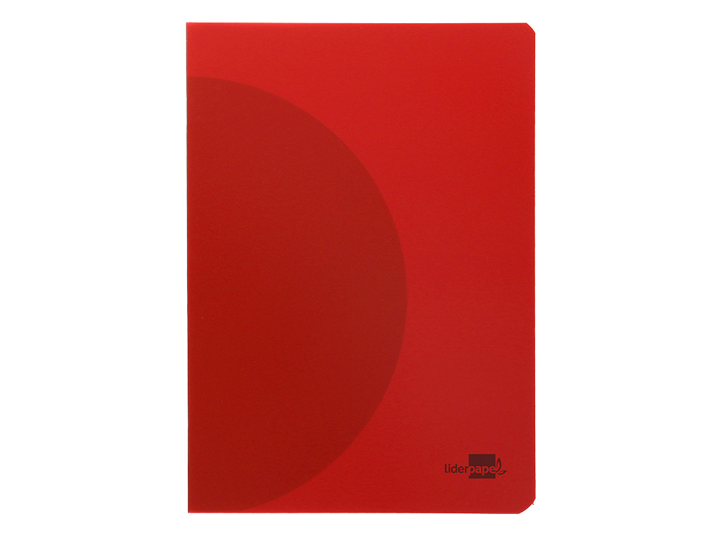 LIBRETA LIDERPAPEL 360 TAPA DE PLASTICO A4 48 HOJAS 90G/M2 CUADRO 4MM CON MARGEN COLORES SURTIDOS