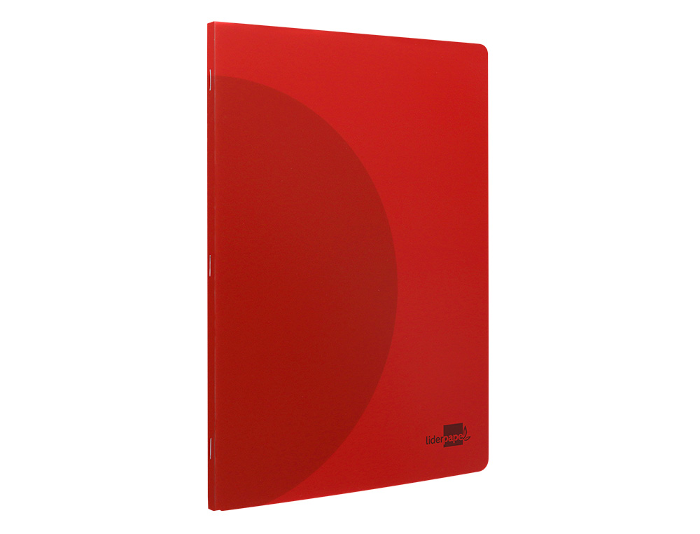 LIBRETA LIDERPAPEL 360 TAPA DE PLASTICO A4 48 HOJAS 90G/M2 CUADRO 4MM CON MARGEN COLORES SURTIDOS