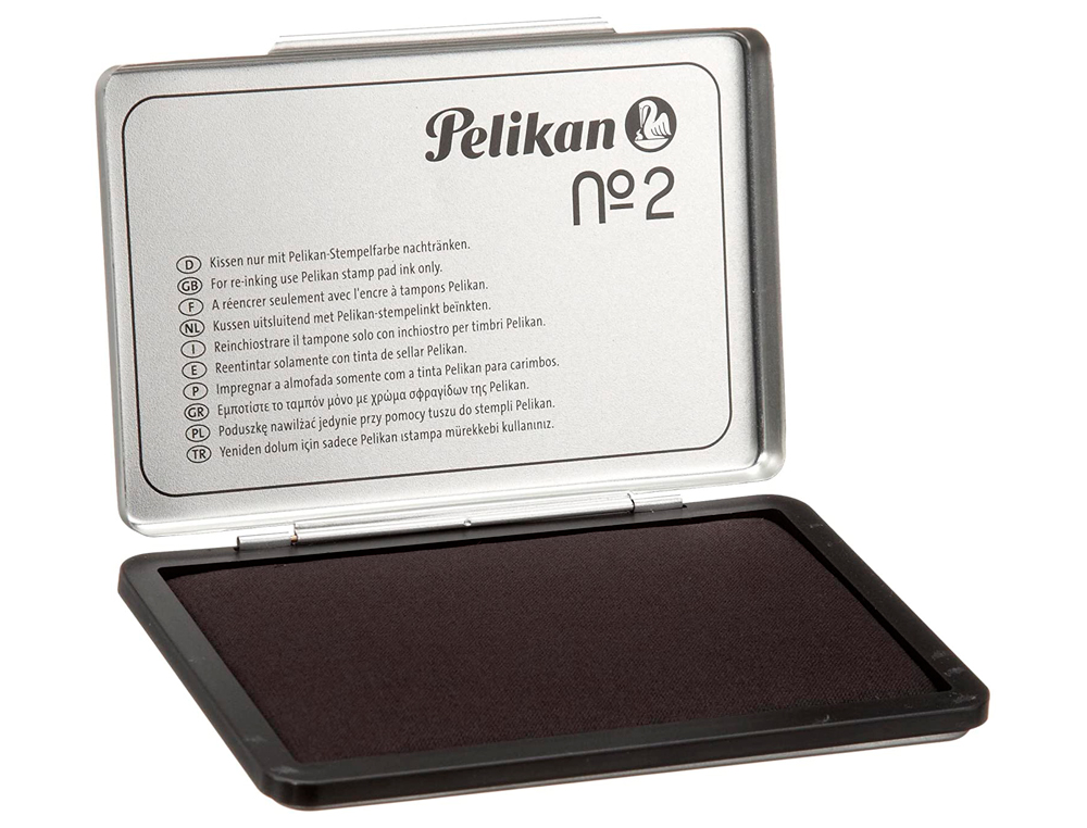TAMPON PELIKAN N2 NEGRO 70X110 MM