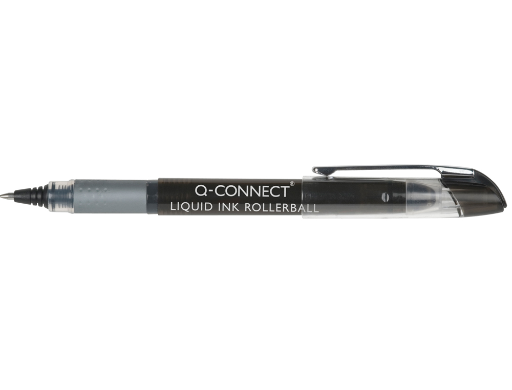 ROTULADOR Q-CONNECT ROLLER BALL NEGRO 0,5 MM