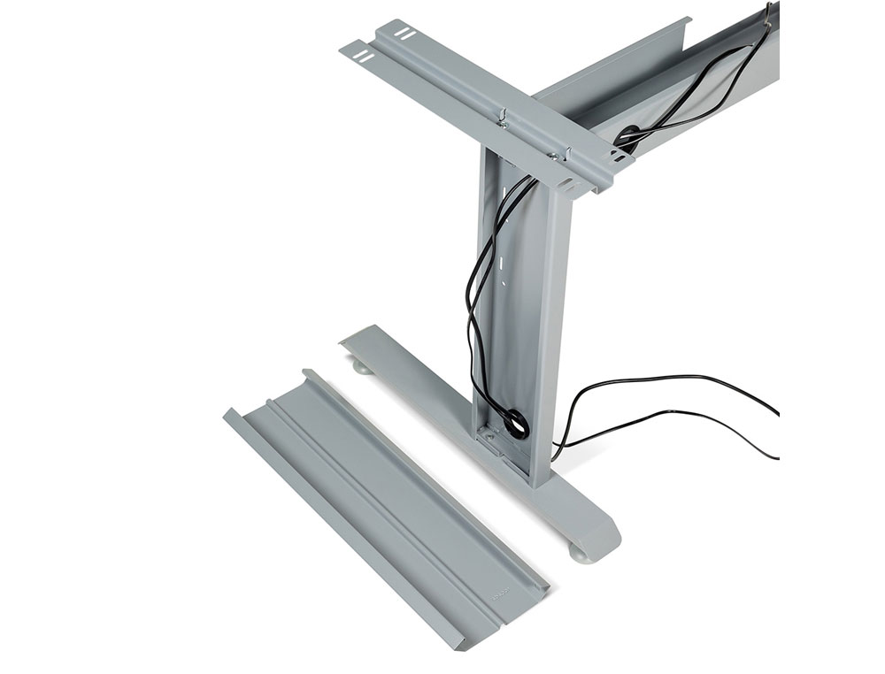 MESA DE OFICINA ROCADA METAL 2000AC01 GRIS/HAYA 120X60 CM