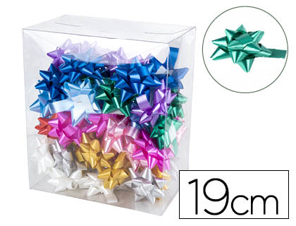 LAZOS FANTASIA LIDERPAPEL 19 MM CAJA DE 50 UNIDADES