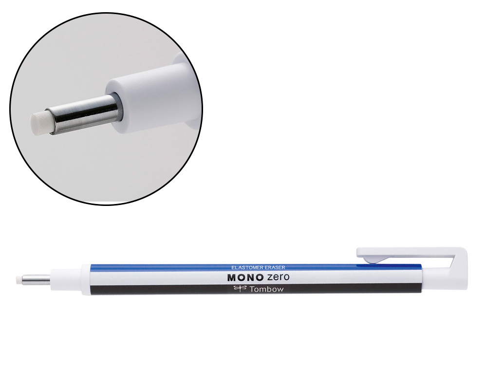 PORTAGOMAS TOMBOW MONOCROMO ZERO PUNTA REDONDA 2,3 MM DIAMETRO