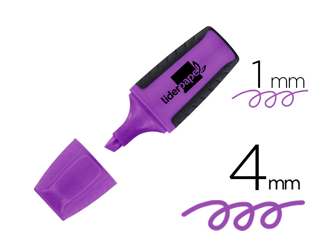 ROTULADOR LIDERPAPEL MINI FLUORESCENTE VIOLETA